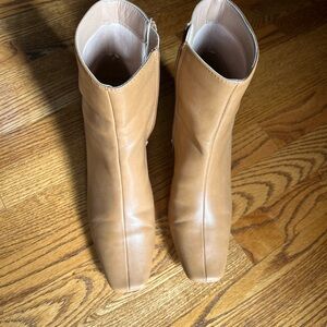 Journee Collection Tan Ankle Booties